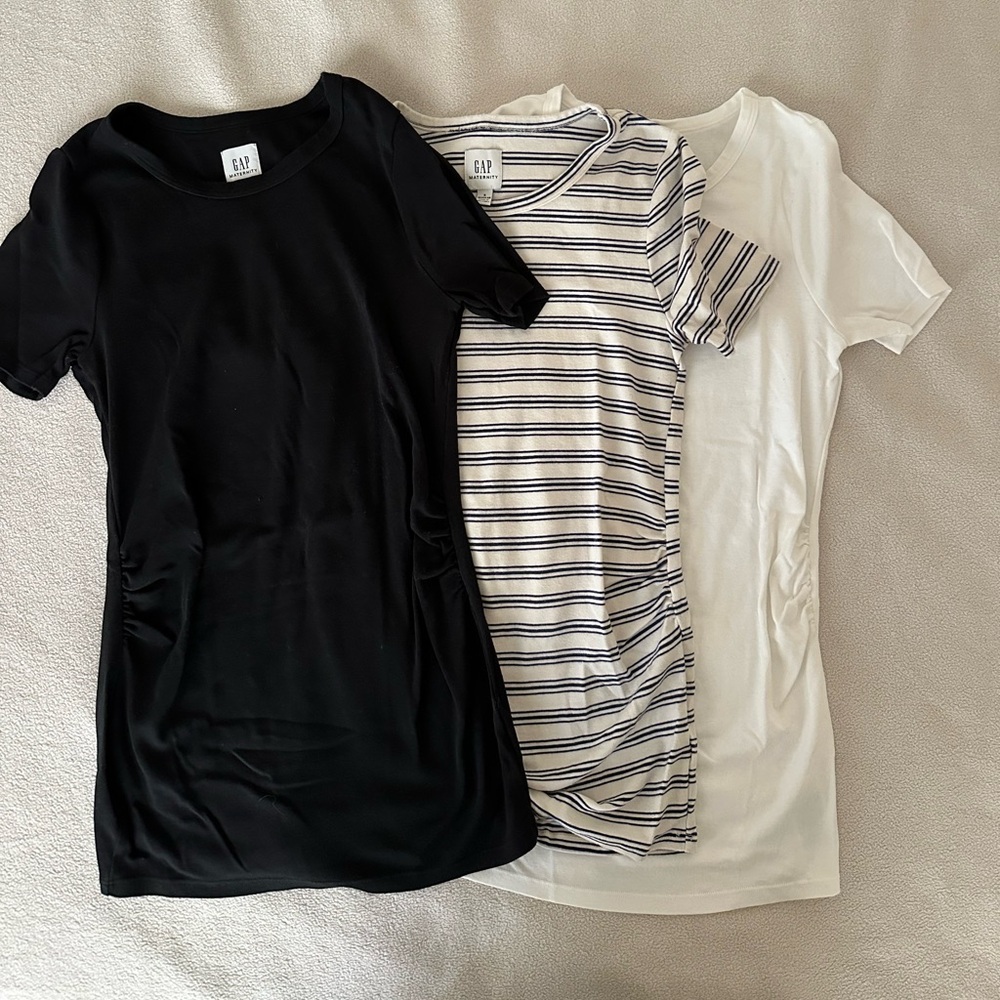 Three Gap Maternity t-shirts - like new